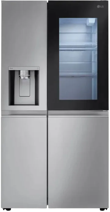 LG - 27 Cu. Ft. Side-by-Side Smart Refrigerator with Craft Ice -
